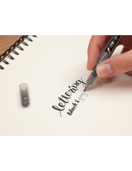 Rotulador tombow fudenosuke tinta base de agua...