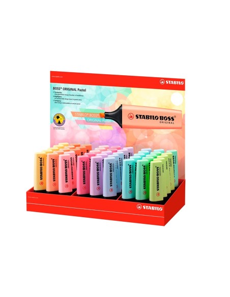 Rotulador stabilo boss fluorescente 70 pastel...