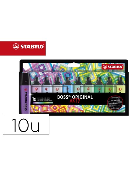 Rotulador stabilo boss fluorescente 70 arty...