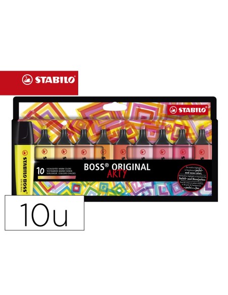 Rotulador stabilo boss fluorescente 70 arty...