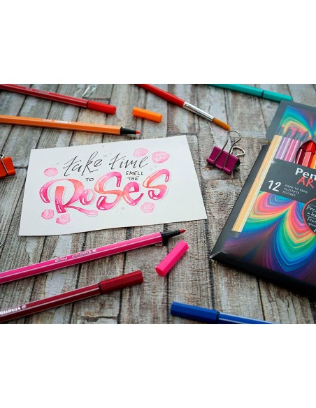 Rotulador stabilo acuarelable pen 68 estuche...