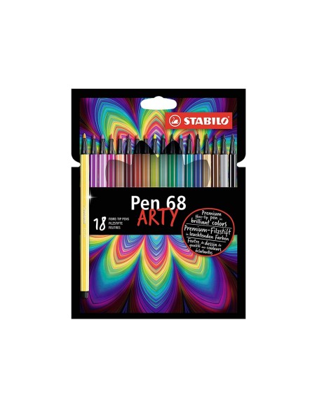 Rotulador stabilo acuarelable pen 68 estuche...