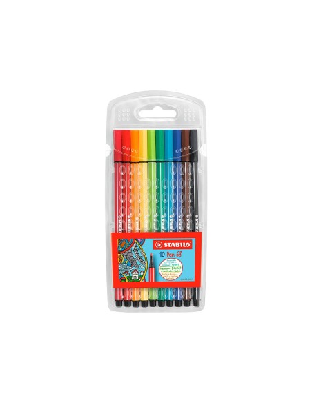 Rotulador stabilo acuarelable pen 68 estuche...