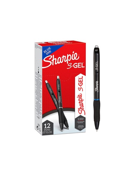 Boligrafo sharpie retractil tinta gel punta 0,7...