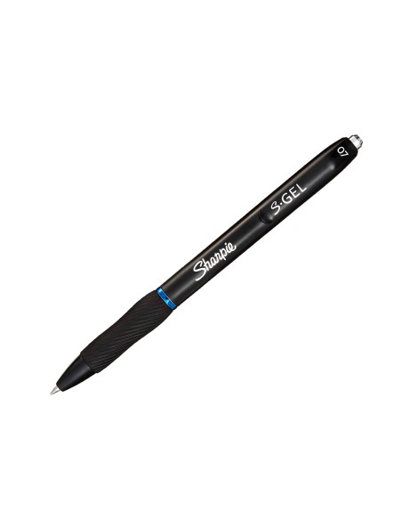 Boligrafo sharpie retractil tinta gel punta 0,7 mm color azul