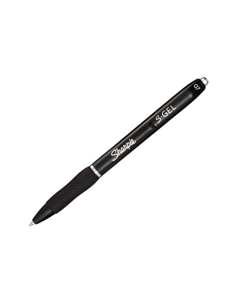 Boligrafo sharpie retractil tinta gel punta 0,7 mm color negro