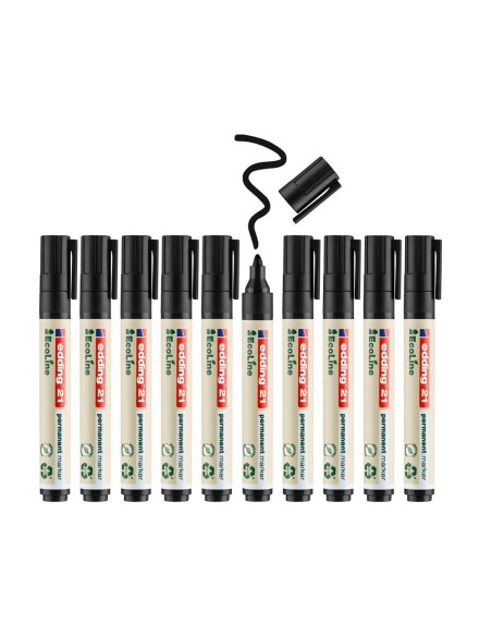 Rotulador edding 21 marcador permanente ecoline...