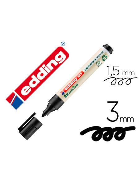 Rotulador edding 21 marcador permanente ecoline...