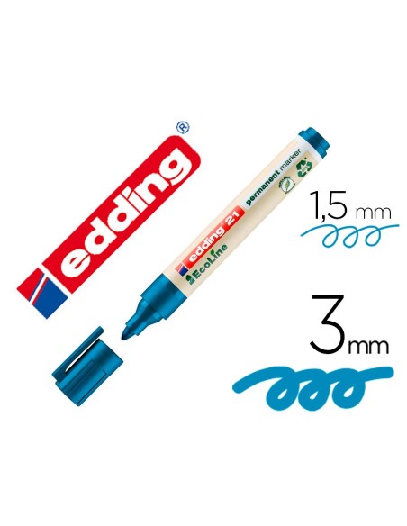 Rotulador edding 21 marcador permanente ecoline...