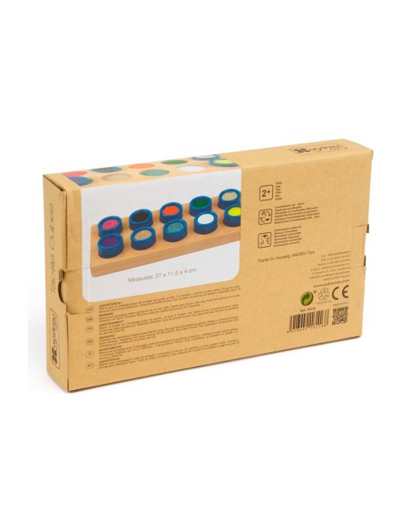 Juego didactico andreutoys cubos tactiles 10...