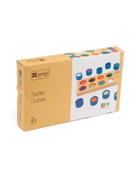 Juego didactico andreutoys cubos tactiles 10...