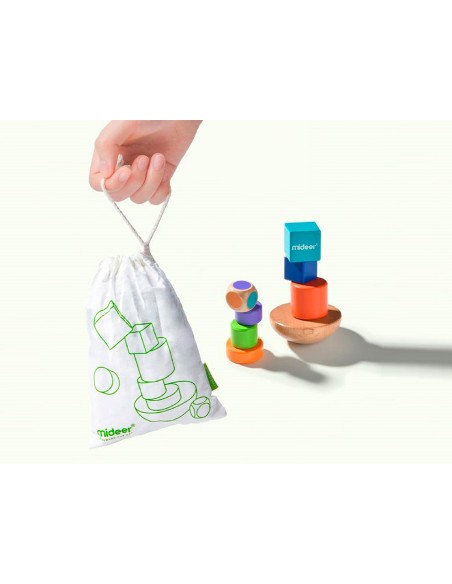 Juego mideer balanceo equilibra las figuras madera