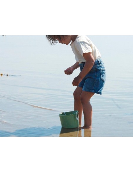 Cubo de playa vikingtoys ecoline ecologico y reciclable capacidad 1,5 litros