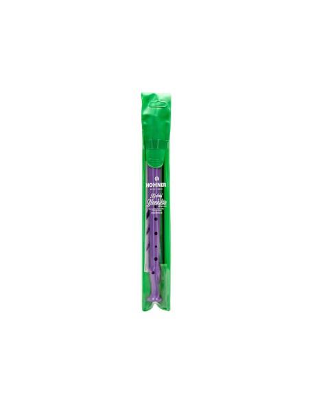 Flauta hohner 9508 color lavanda funda verde y...