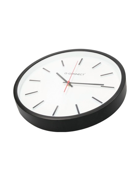 Reloj q-connect de pared de plastico redondo...