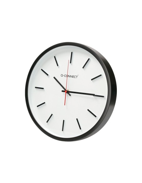 Reloj q-connect de pared de plastico redondo...