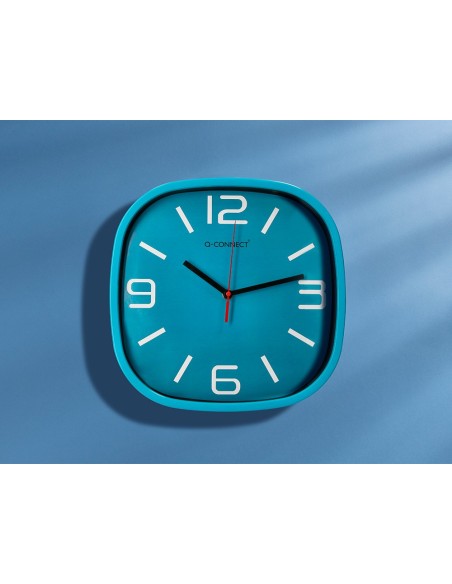 Reloj q-connect de pared de plastico redondo 30...