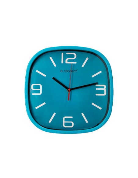 Reloj q-connect de pared de plastico redondo 30...