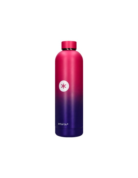 Botella portaliquidos antartik isotermica acero inoxidable libre de bpa colourful lila/rosa 750 ml