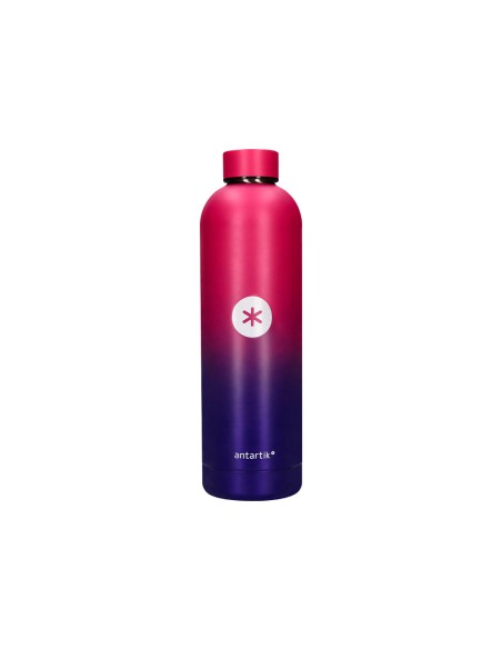 Botella portaliquidos antartik isotermica acero inoxidable libre de bpa colourful lila/rosa 750 ml