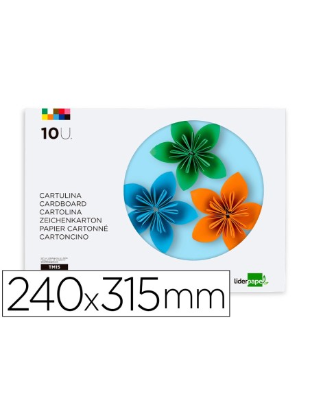 Bloc trabajos manuales liderpapel cartulina...