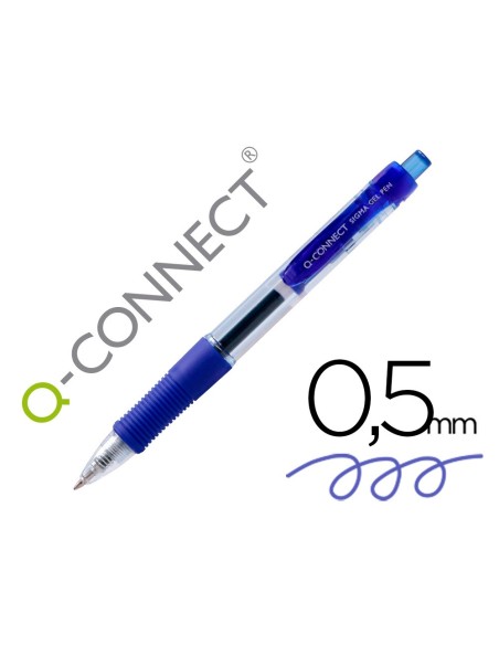 Boligrafo q-connect sigma retractil con...