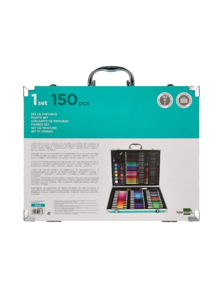 Estuche de pintura liderpapel aluminio 150...