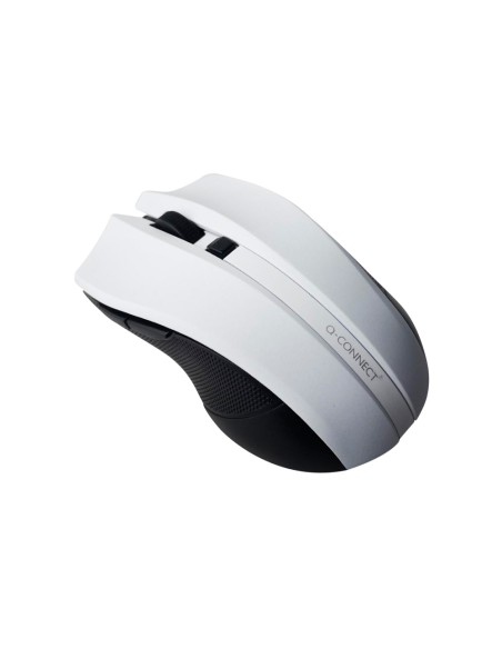 Raton q-connect optico inalambrico 1000 dpi receptor usb 2,4 ghz blanco