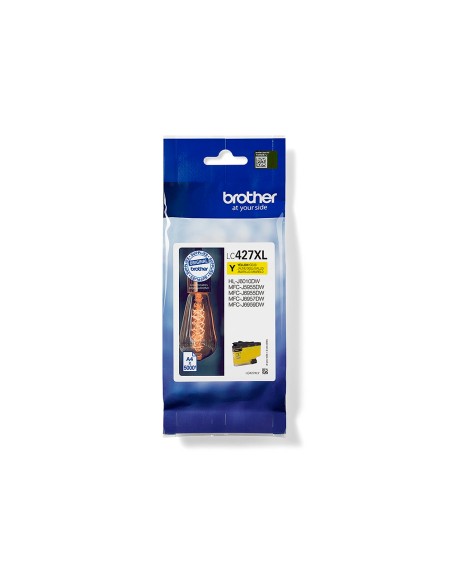 Ink-jet brother lc427xly mfcj5955dw / 6955dw alta capacidad amarillo 5000 paginas