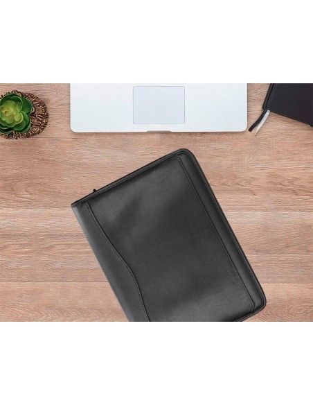 Carpeta portafolios cremallera con bolsa para...