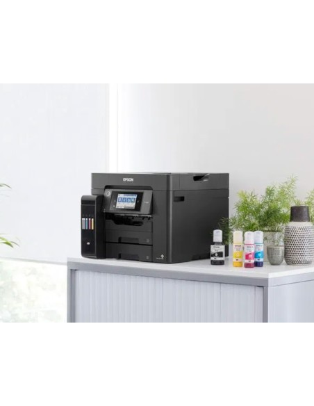 Equipo multifuncion epson ecotank et-5850 tinta 32 ppm 4800x2400 dpi impresora copiadora escaner fax wifi