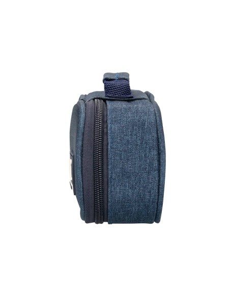 Bolso escolar portatodo liderpapel ovalado con organizador interior pizarra y asa 1 cremallera surtidos