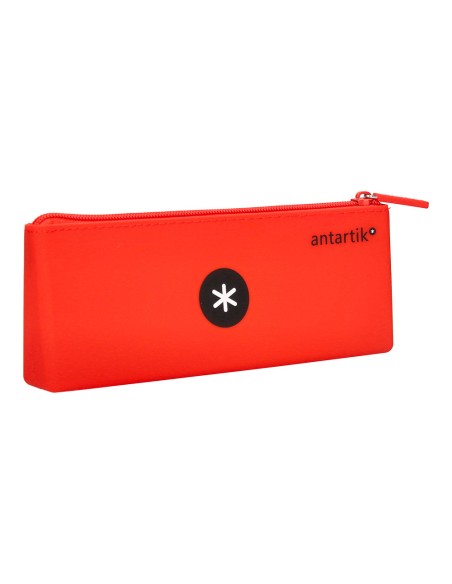 Bolso escolar portatodo antartik silicona triangular colores surtidos intensos azul mostaza negro y rojo