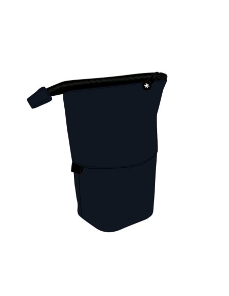 Bolso escolar portatodo antartik cubilete color negro 190x60x80 mm