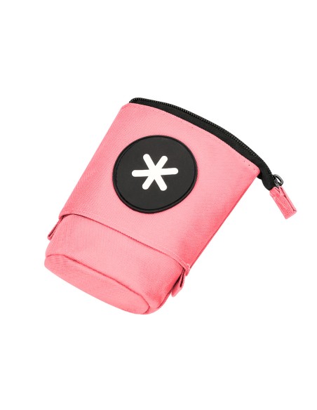 Bolso escolar portatodo antartik cubilete color coral 190x60x80 mm
