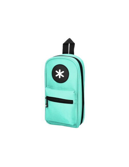 Bolso escolar portatodo antartik forma de mochila con bolsillo y 4 departamentos color menta 230x50x120 mm