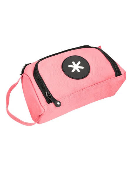 Bolso escolar portatodo antartik con bolsillo delantero desplegable color coral 110x85x200 mm
