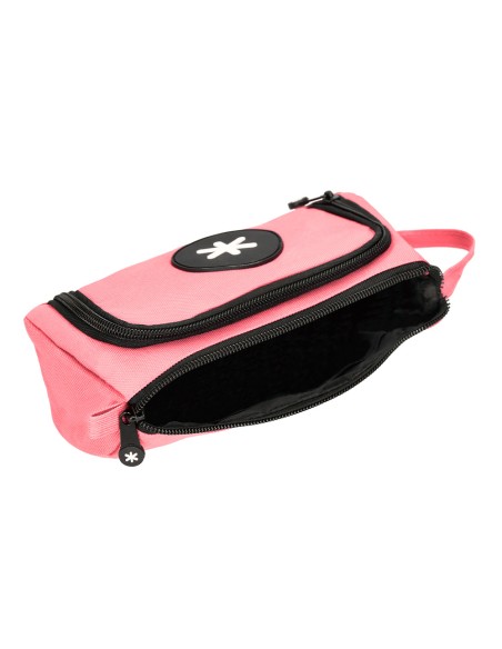 Bolso escolar portatodo antartik con bolsillo delantero desplegable color coral 110x85x200 mm