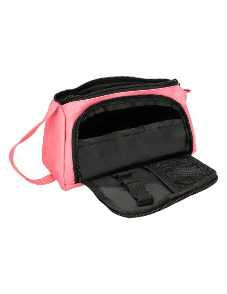 Bolso escolar portatodo antartik con bolsillo delantero desplegable color coral 110x85x200 mm