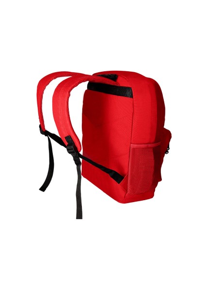 Cartera antartik mochila con asa y bolsillo frontal concremallera color rojo 320x140x430 mm