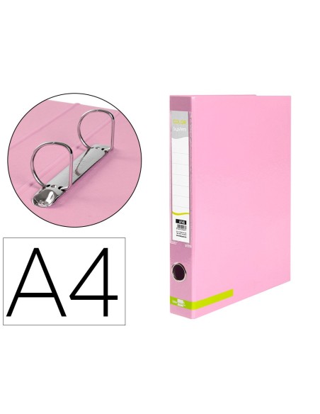 Carpeta de 2 anillas 25 mm mixtas liderpapel a4...