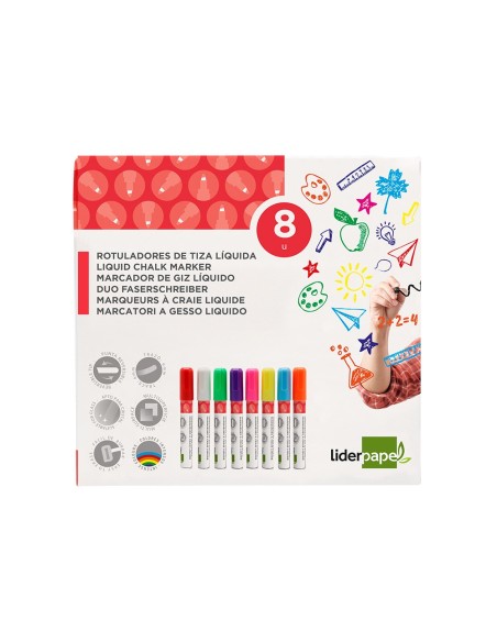 Rotulador liderpapel tiza liquida punta redonda...
