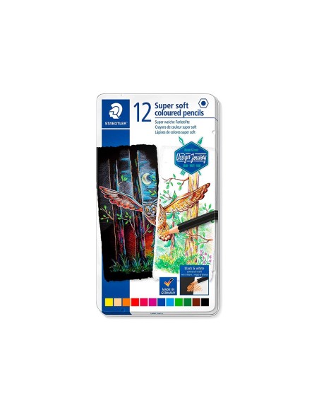 Lapices de colores staedtler super soft caja...
