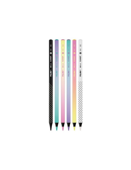 Lapices de colores milan sunset mina gruesa 3,5...