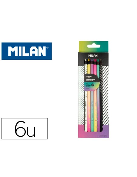 Lapices de colores milan sunset mina gruesa 3,5...