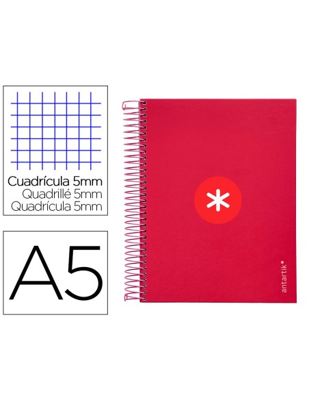 Cuaderno espiral a5 micro antartik tapa...