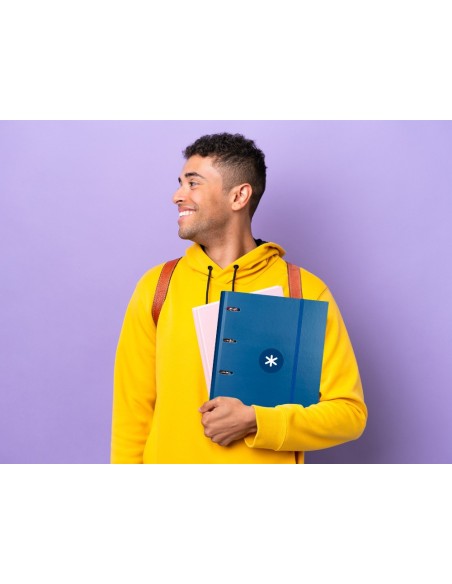 Carpeta con recambio antartik a4 cuadro 5mm...