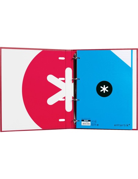 Carpeta con recambio antartik a4 cuadro 5mm...