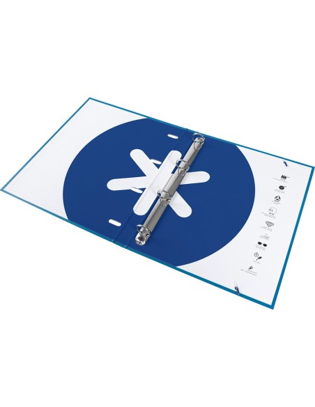 Carpeta con recambio antartik a4 cuadro 5mm...