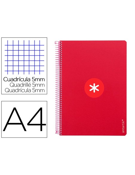 Cuaderno espiral liderpapel a4 micro antartik...